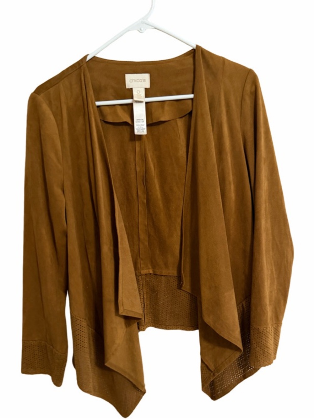 Chicos Suede Vest